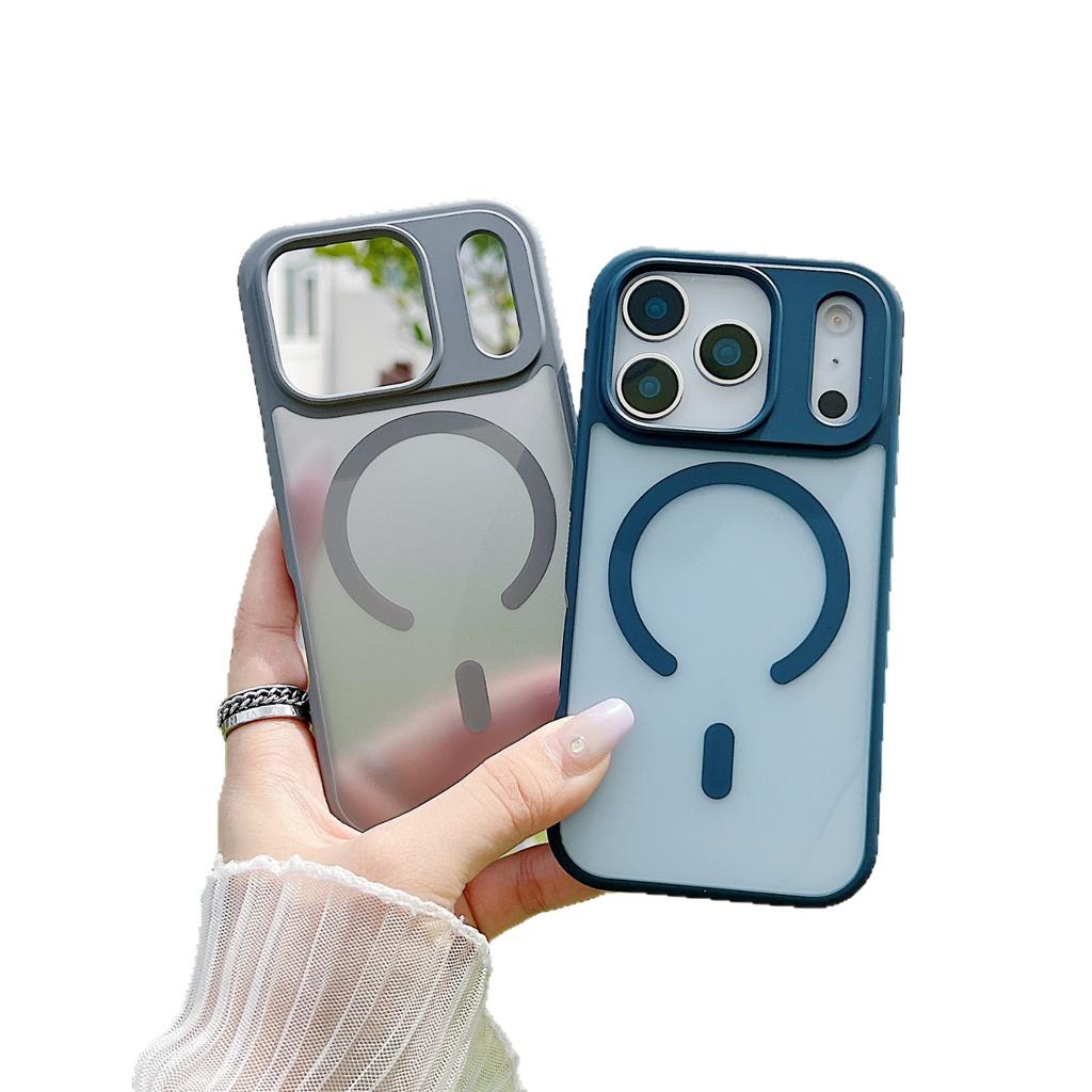 Applicable to iPhone11Promax skin matte magnetic mobile phone case Apple 11 semi-transparent all-inclusive non-slip edge sheath