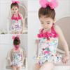 Girls' Floral One-Piece Swimsuit for Toddlers and Infants