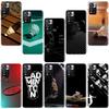 Badminton Sport Phone Case For Redmi Note 13 12 Pro Plus 14 15 Pro 5G 11 11T 11E 11S 10 Pro 10S 9 9S Cover Cell Clear TPU Capa C