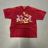 Vintage Faded and Distressed 90s Mickey Inc Burgundy Red Tshirt