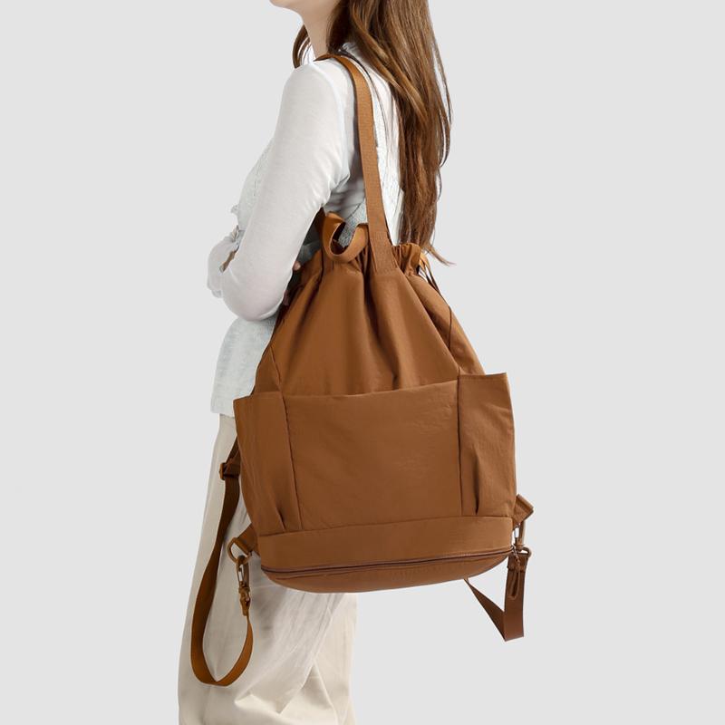 Multifunkční taška přes rameno Velkokapacitní batoh se stahovací šňůrkou Outdoorová sportovní taška