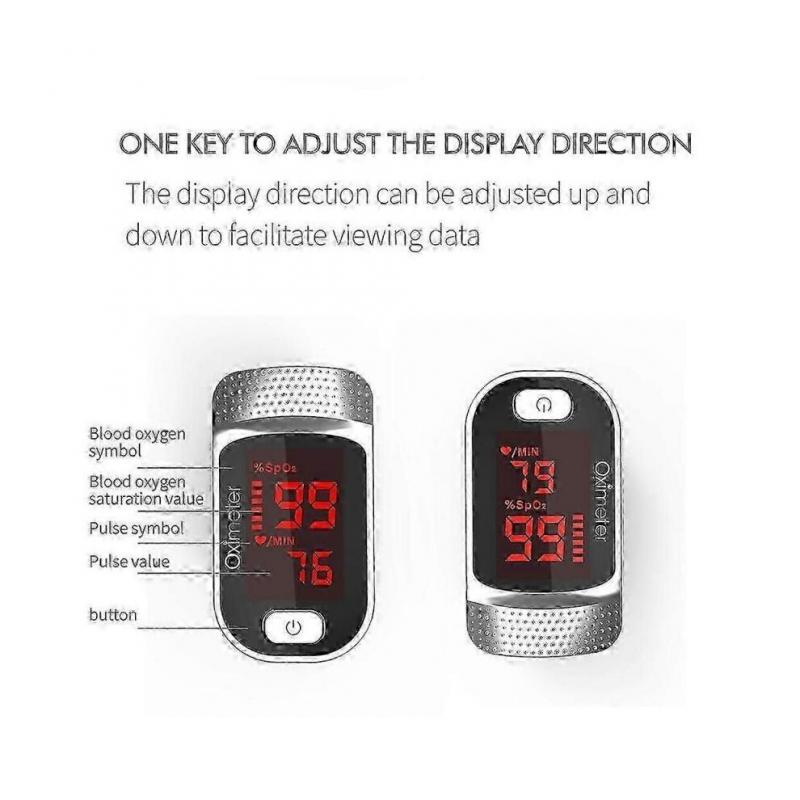 Fingerclip-Blutzuckermessgerät Intelligentes tragbares Blutzuckertestkit für ältere Menschen, Reisende zu Hause Walkbee