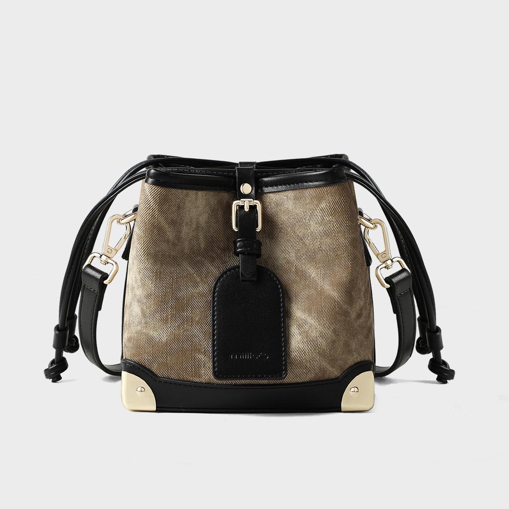 Bags for Women In Spring and Summer New Style Oil Painting Exhibition Hall Bucket Bag High-end Style One-shoulder Crossbody Bag