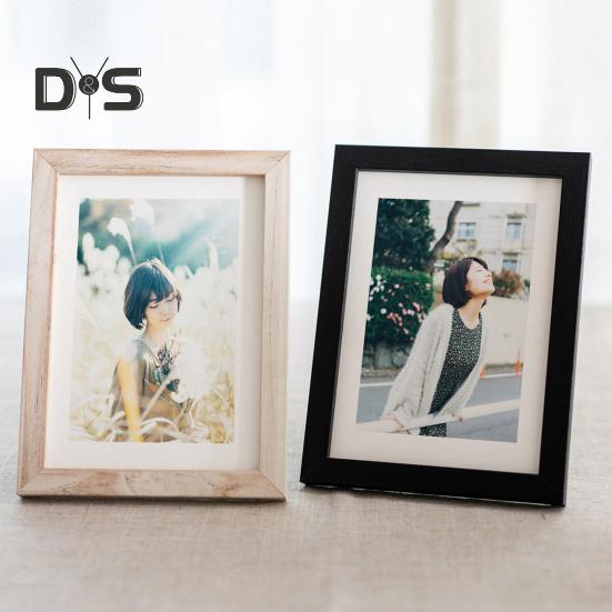 6/7/8/10-Inch/A4 Vintage Wooden Photo Frame Clear Glass Picture Display Frame Rustic Home Office Bedroom Desktop Photo Holder Decoration