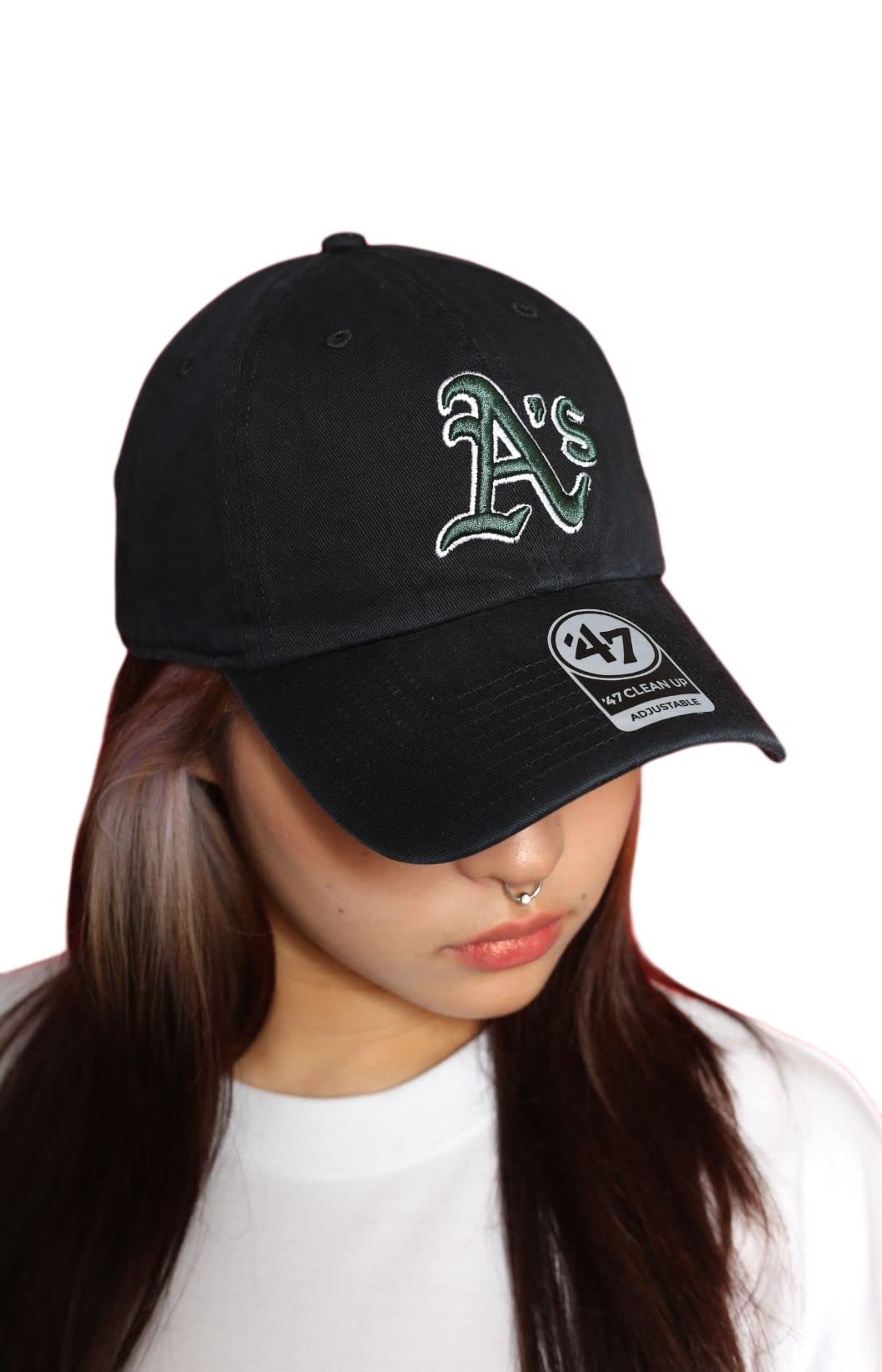 

Сорок Семь OAKLAND ATHELTICS CLEAN UP Кепка Oakland Athletics Cleanup 47 ЧЕРНЫЙ/Черный