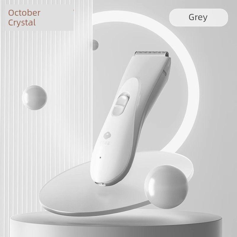 October Crystal Baby Hair Clipper, a Special Low-Noise Hair Cutting Tool for Newborn Babies, Electric Clipper for Shaving Fetal Hair