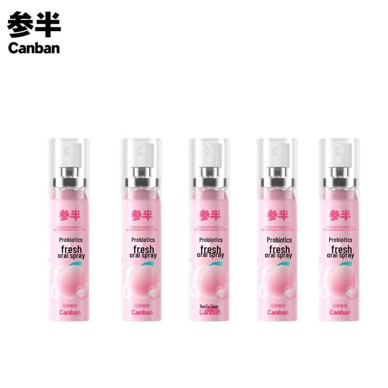 Sanban Probiotic Peach Mouth Spray (5-Pack)