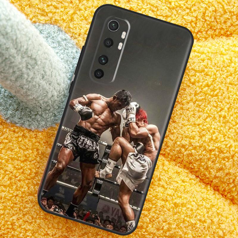 Muay Thai Kickboxing Fight Case For Xiaomi 13T 14T 15T 14 15 Ultra 17 Pro Max Cover For POCO F8 F7 X7 Pro F5 F6 X5 X6