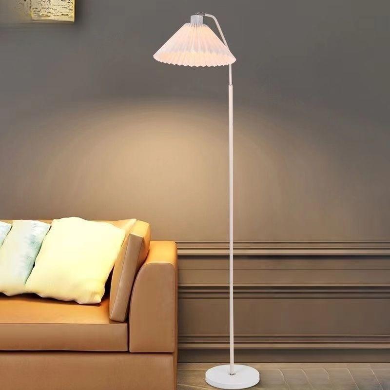 Nordic Signature Pleated Floor & Table Lamp - Bedroom & Living Room Atmosphere