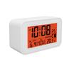 Elegant LCD Alarm Clock with Bright Backlights Multiple Alarms Calendar and Temperature Display for Bedsides Table