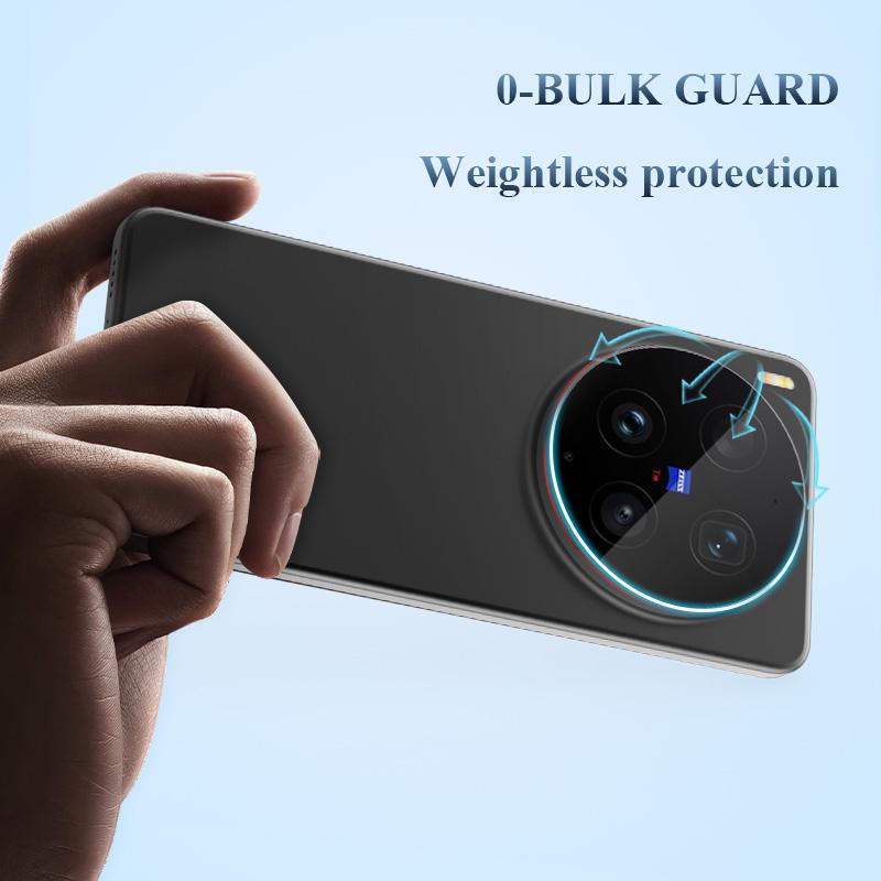 Lereach TF For Vivo X300 Ultra 5G 2pcs Tempered Glass Smart Fit Frame Coverage Camera Screen Protector