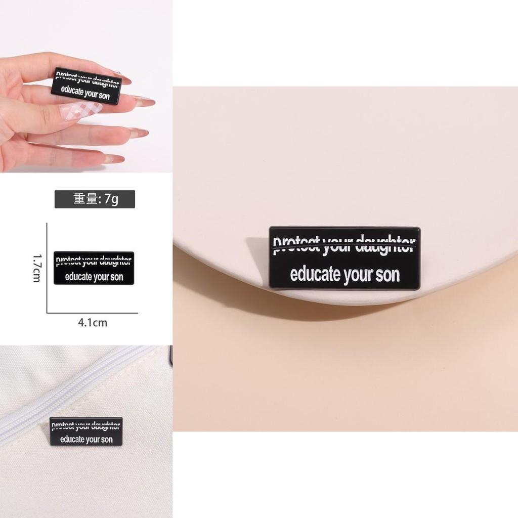 Fun And Whimsical Black Alloy Cartoon Character Brooch Ideal For Stylish Decoration And Memorabilia