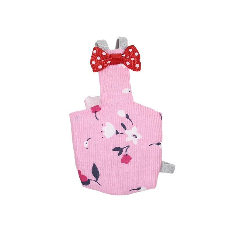 

Cute Parrot Diaper With Bowtie Colorful Fruit Floral Cockatiel Pigeons Small Medium Large Pet Birds Flight Suit Clothes Washable S