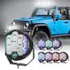 LED Fog Driving Light 5 Inch 90W RGB 3000K 4300K Yellow Off Road Spot Light 4x4 SUV 5 Inch For Motor Truck Bus ATV UTV