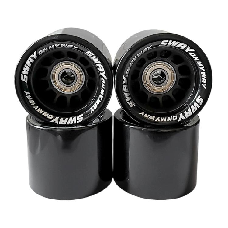 4pcs Durability Skating Wheel Fashion Flashing Wheel Silents Flashing Wheel for Speed and Control
