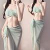 Thai Bikini Split Sexy Three-piece Hot Island Vacation Swimming Suit Female Girl Swimsuit New
