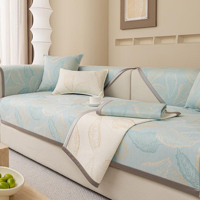 Summer Ice Silk Cool Pad Sofa Cushion Sofa Cover Simple Modern Summer Thin Sofa Cover Towel