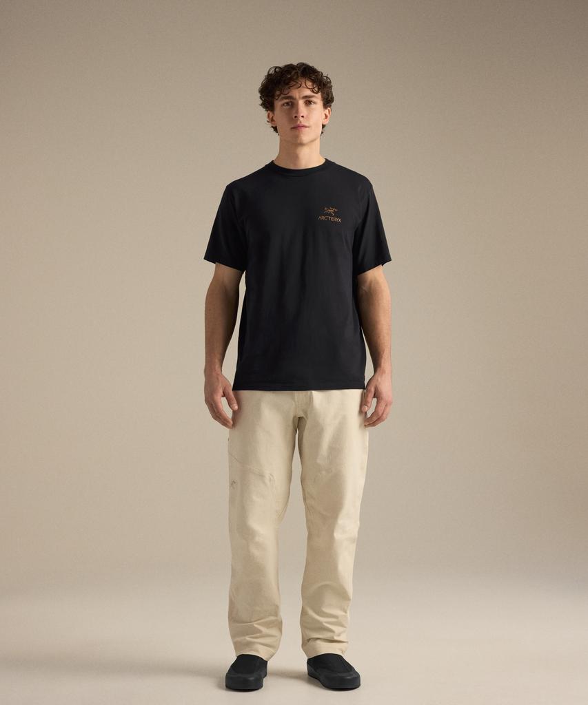 ARCTERYX Craig Sl Cotton Birdsward Ss Men'S - 24K Black / Atqfm09535