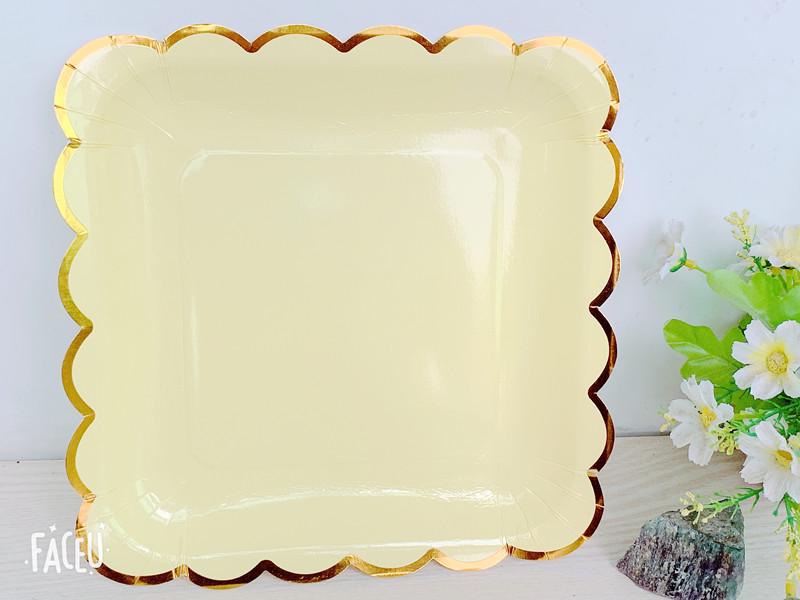 Kindergeburtstag Einweg-Papp-Dessertteller für Party und Picknick