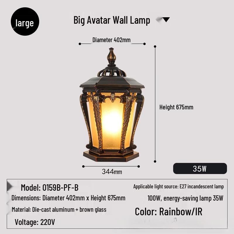 NuFeng Outdoor Villa Wall Light