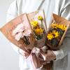 Bolsa de Papel de Cuero Impermeable para Embalaje Floral, Arte Floral, Embalaje de Flores Frescas, Bolsas Múltiples, Envoltura de Regalo Universal, Joyería