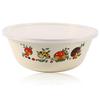 Thick Retro Enamel Bowls: Mixing, Soup, Rice, Salad, & Basin Options