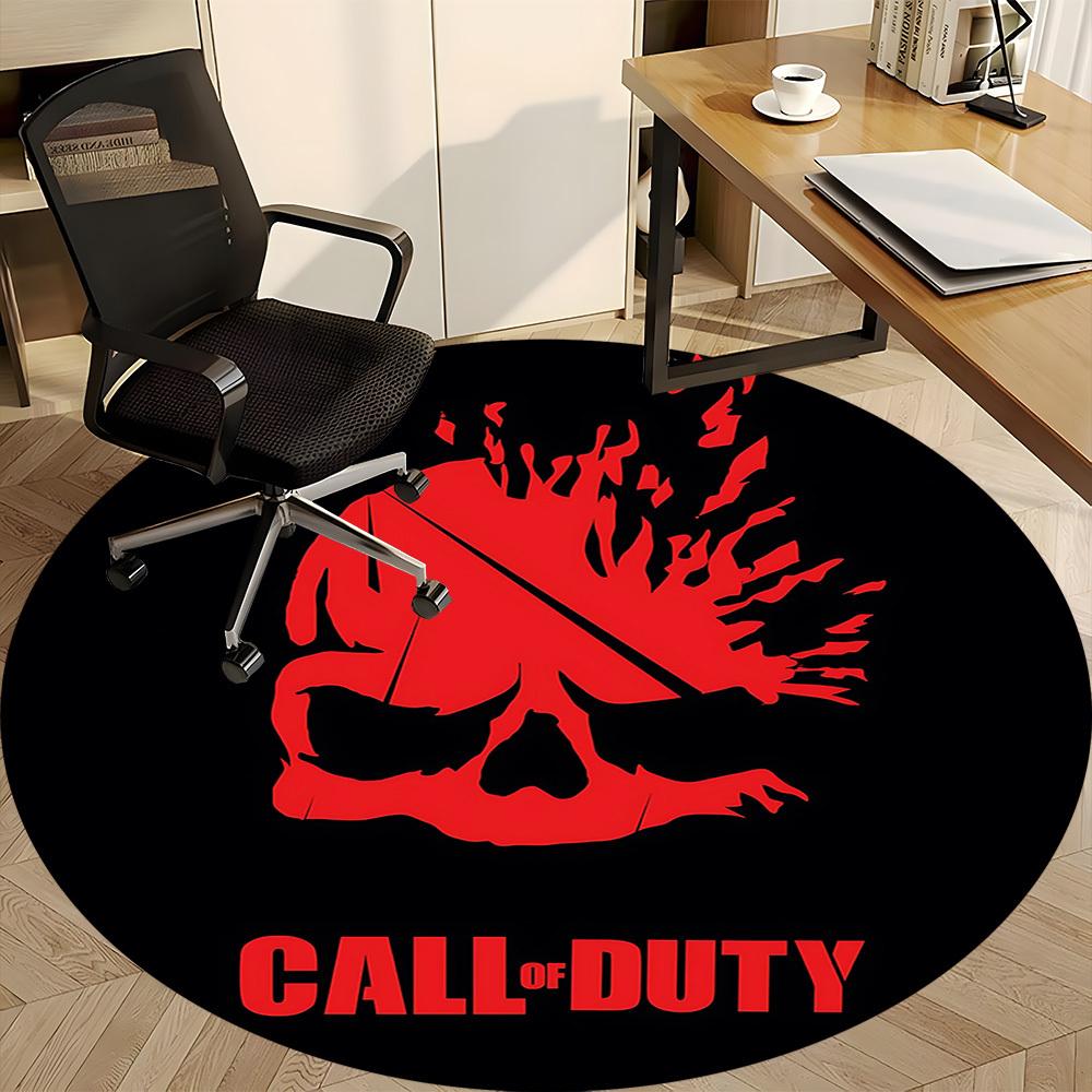 1pc Call of Duty Office Round Area Rug,  Under Office Chairs Bedroom Living Room Home Decor a0926103