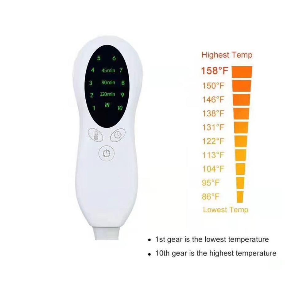 Electric Heating Pad For Back Waist Pain Relief Ultra Soft Moist Dry Heat Pads
