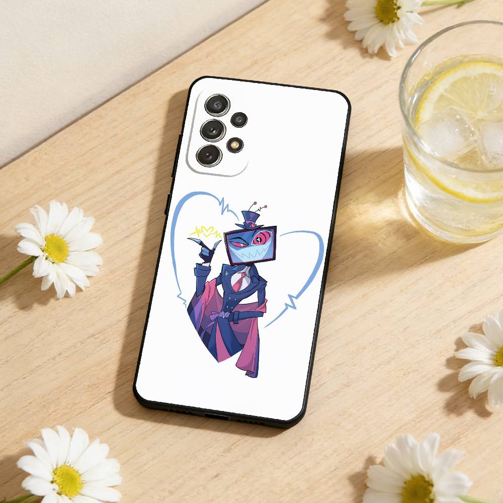 V-Vox Sleek Trendy Vibe Phone Case For Samsung S25,S24,S21,S22,S23,S30,Ultra,S20,Plus,Soft Black Shell