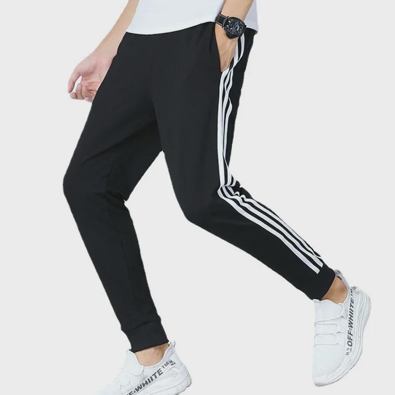 Pánské ležérní letní tepláky slim fit - Velká velikost