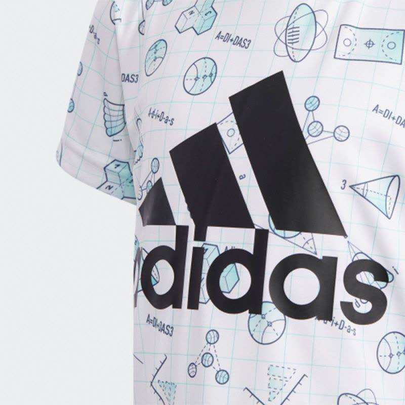 Adidas Grade School T Shirts Crew Neck Moderate GP0448