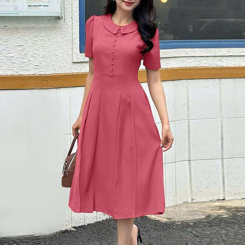 

ZANZEA Женское повседневное летнее платье с коротким рукавом XL