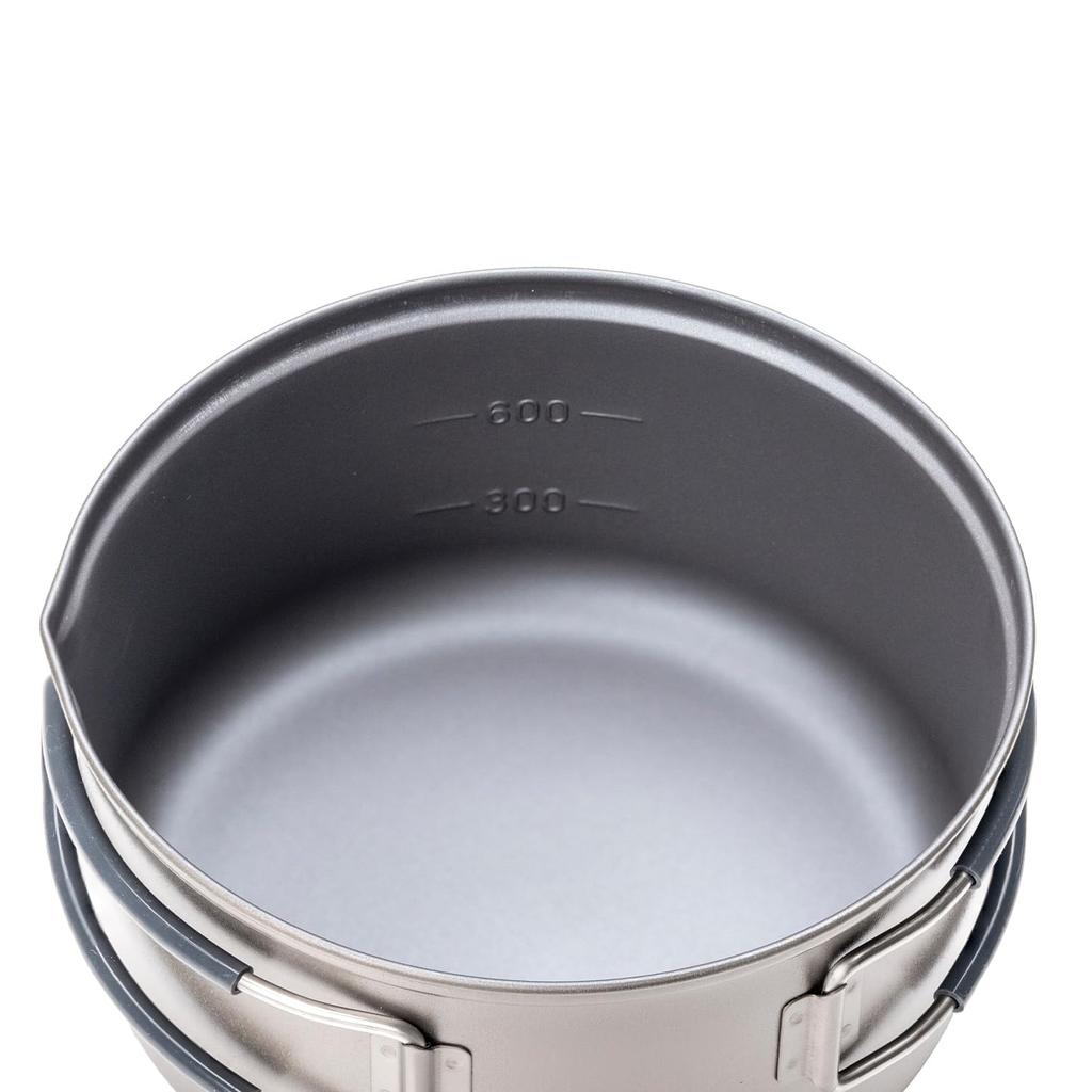 EVERNEW Titanium Cooker Set S Ceramic ECA411