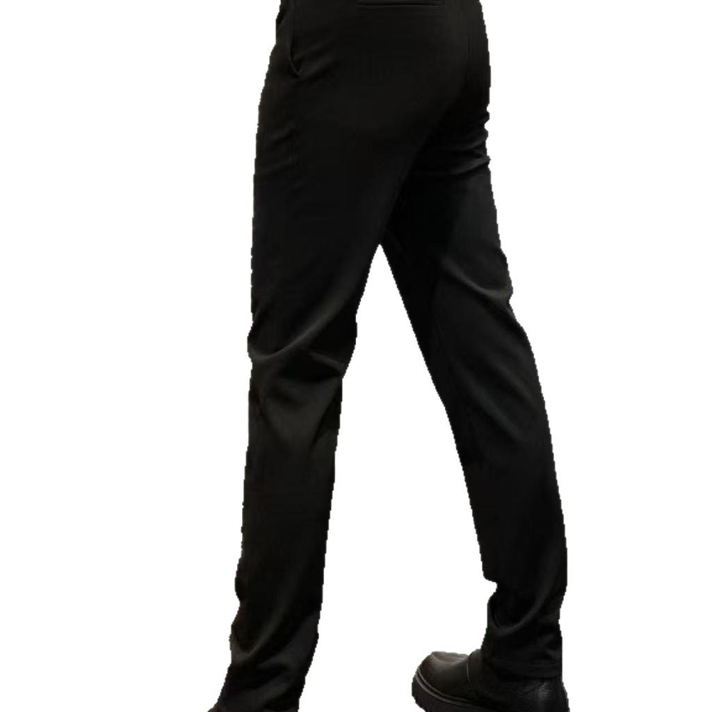 Slim-fitting Black Trousers, Thin and Versatile European Spring and Summer High-quality Light Luxury Business Pants, Men's Casual Trousers