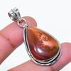 Pendentif en Argent Sterling 925 Fait Main avec Pierre Naturelle Mookaïte 1,77" AP-14860