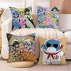 Comic Anime M-Mermaid Melody Pichi Pichi Pitch 5 Pillow Case Natural Linen Double-Sided Printing Sofa Home Decor Cushion Cover