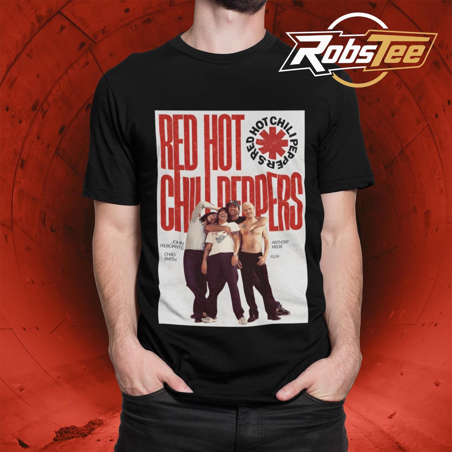 Red Hot Chili Peppers T-Shirt - Rock Music Shirt - RHCP Shirt - RHCP Album - Red Hot Chili Peppers Merch - Unisex Rocker Clothing 4XL