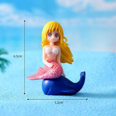 Pretty Mermaid Figurines For Aquarium Artificial Mermaid Ornaments Fish Tank