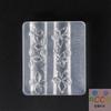 Hawaii Lily Flower 3D Nail Mould, 1/3Pcs Clear Silicon Non-stick Hibiscus Design Nail Relief Tools