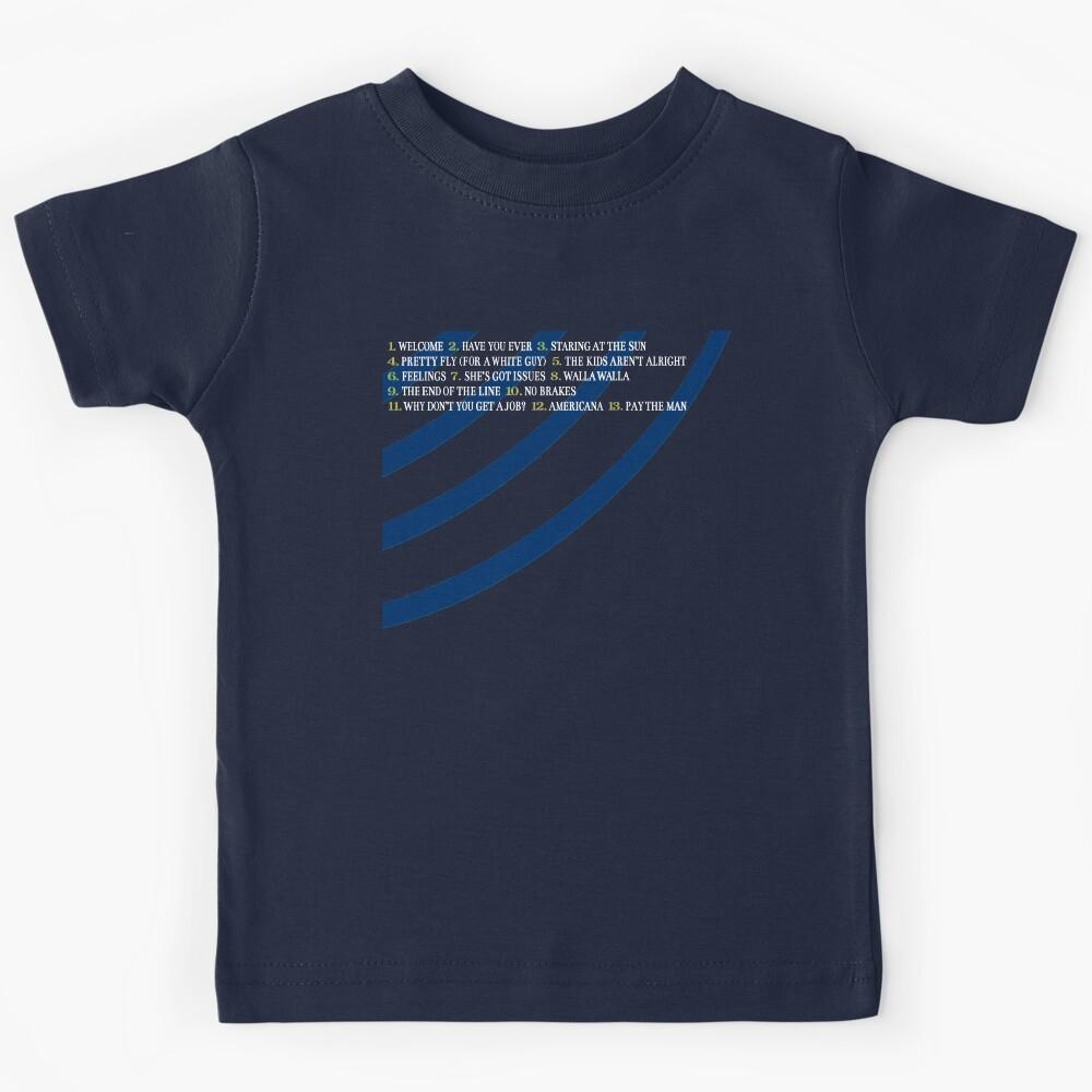 Americana Tracklist Kids T-Shirt 120