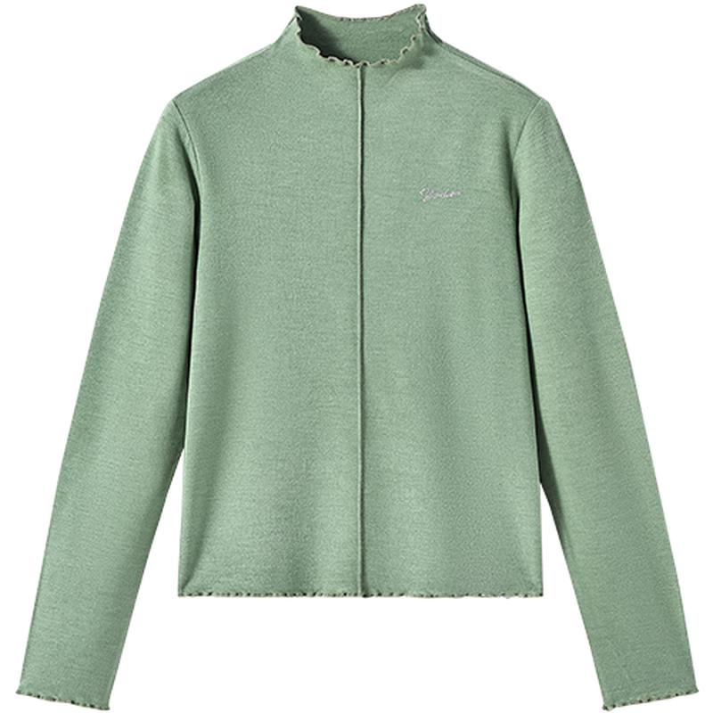 YEEHOO Girls  Semi-High Collar Long-Sleeve Base Layer Top 130