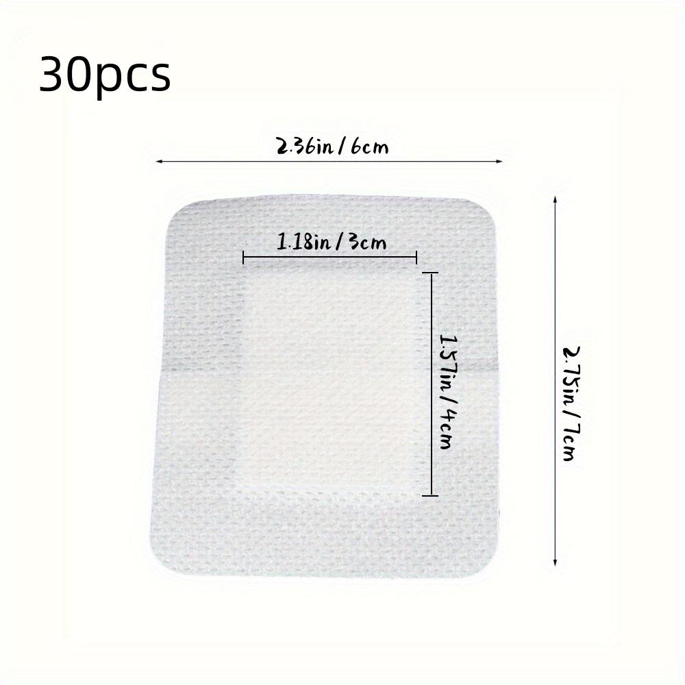 30pcs Breathable Wound Dressing Stickers - Latex-Backed, Self-Adhesive, Skin-Friendly for Minor Cuts & Scrapes