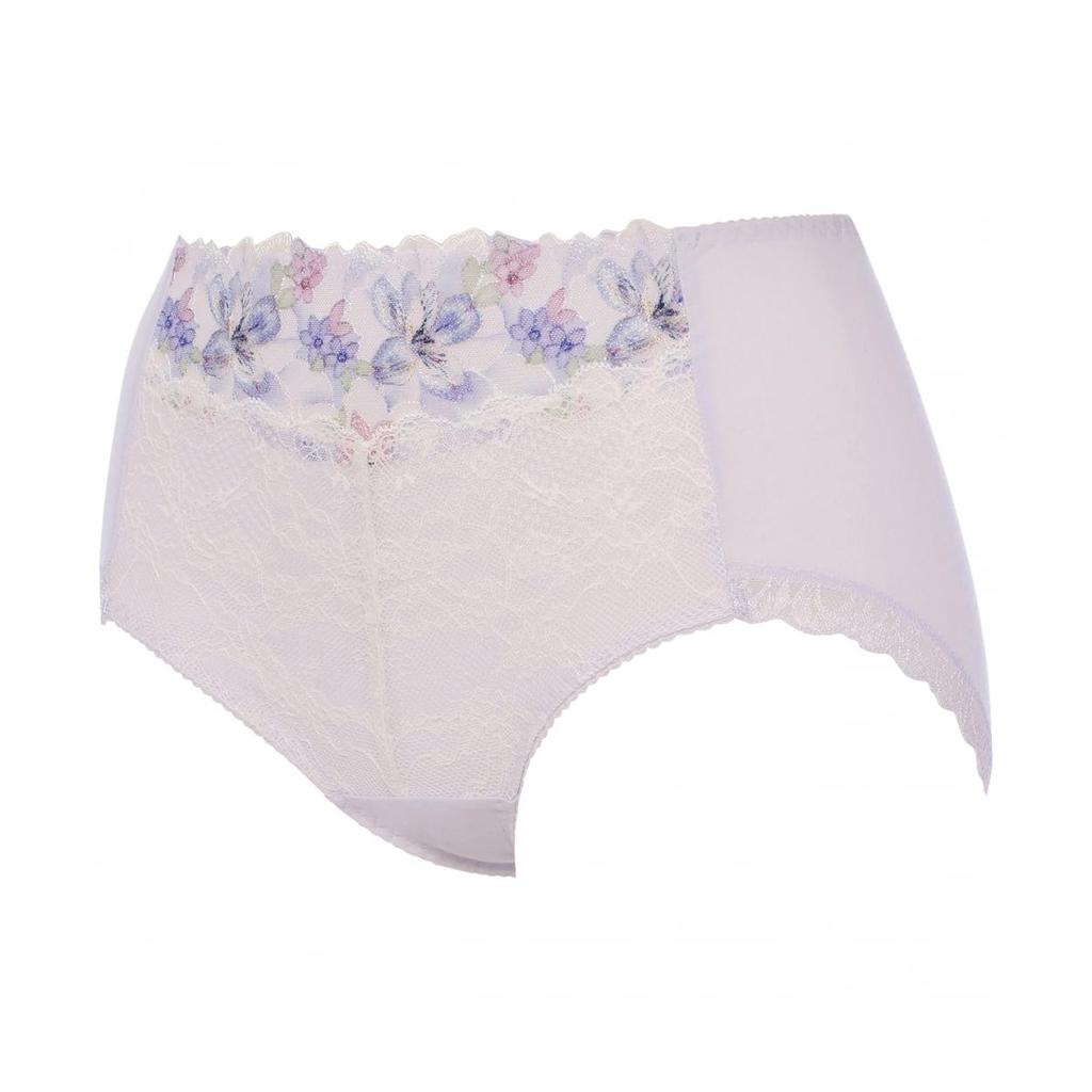 Triumph Angel Magical Firmness M013 Size M Bra, 636, Deep-Fitting Panties, (Light Gray-Purple),