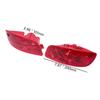 Car Rear Bumper Reflector Lights for Hyundai Santa Fe (CM) 2007-2009 Pre-facelift Tail Fog Light Housing
