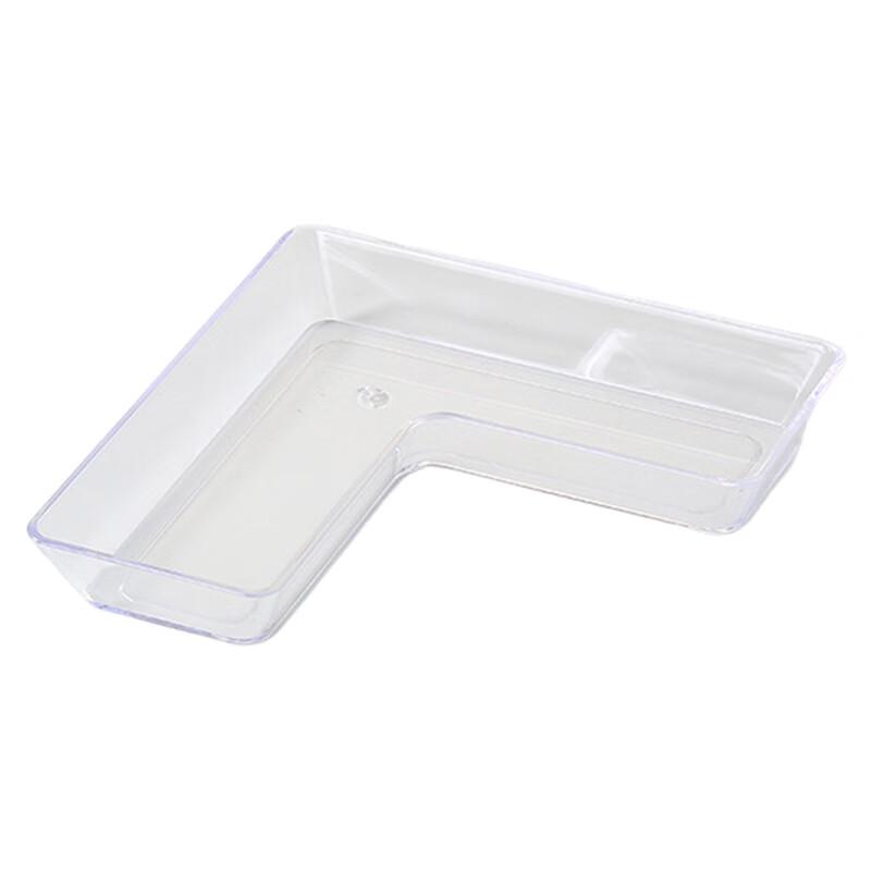 Yimeide HYY-534 Transparent L-Shaped Acrylic Fruit & Snack Platter