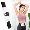 Abdominal Massager Menstrual Heating Pad for Women 9 Pulse Modes 3 Vibration Levels USB Electric Slimming Belt for Back Waist Pain Period Cramp