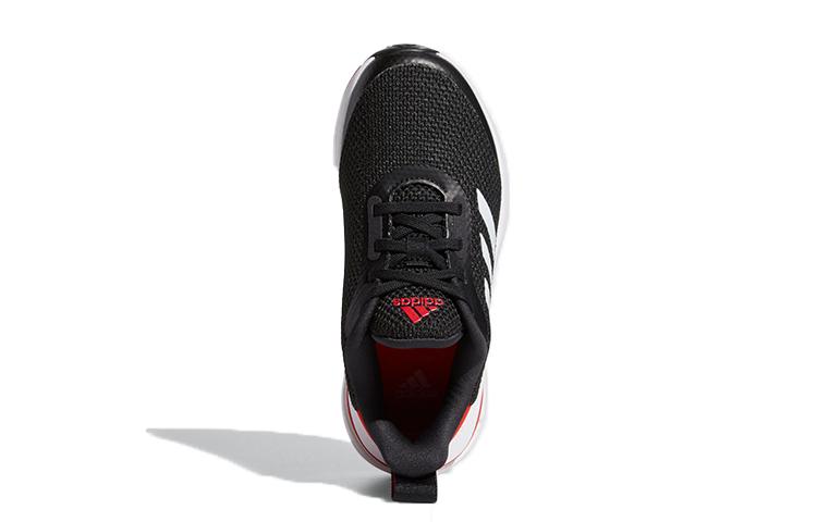 adidas Fortarun Breathable Low Top Kids' Running Shoes Black White Red Kids' FY7911