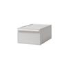 Like-it Storage Box Closet System with Drawers, Medium, 32cm Wide X 52cm Deep X 21.5cm High, All White, CS-D2, 52cm Deep, Perfect for Closet Storage,