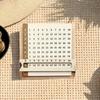 Sliding Multiplication Board Interactive Learning Math Practice Textured Wooden Times Table