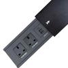 Desktop Power Outlet With Double Socket And 2 USB Port Fast Charging For Office Home Workspaces